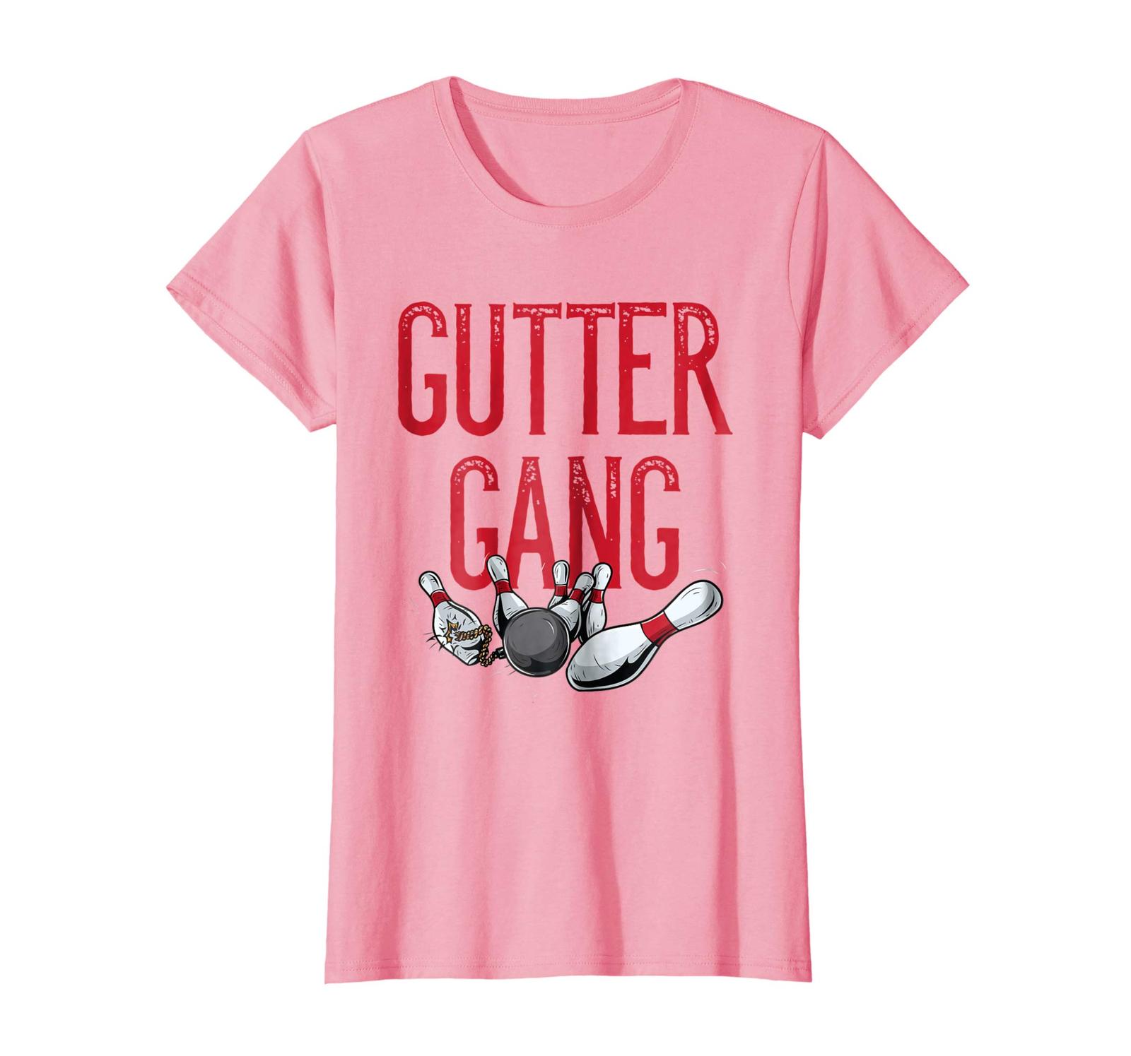 Funny Tee Gutter Gang Matching Bowling Team Shirts Men Women Teens