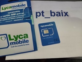 Lycamobile Portugal Sim Card Anonymous Active €5 included - EU UK roaming - $19.46