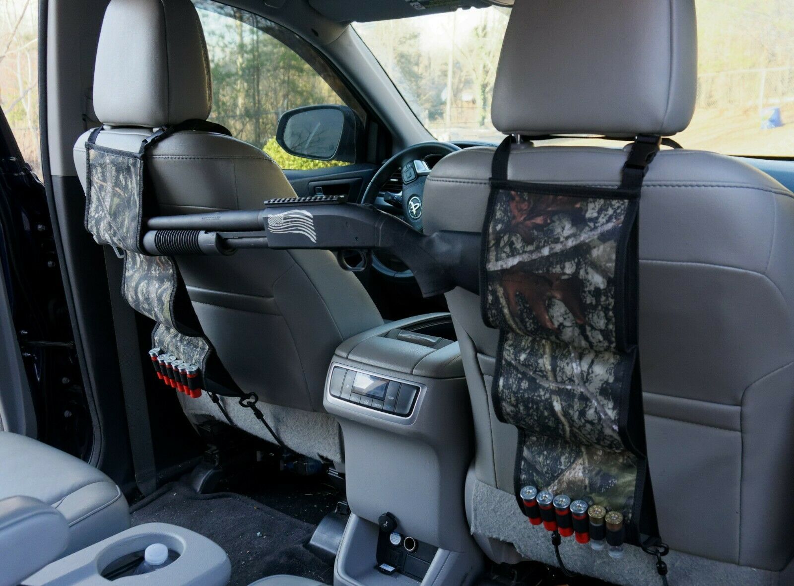 Back Seat Gun Holder Shotgun Truck Rack Vehicle Rack Car Hunting Rifle CAMO Racks
