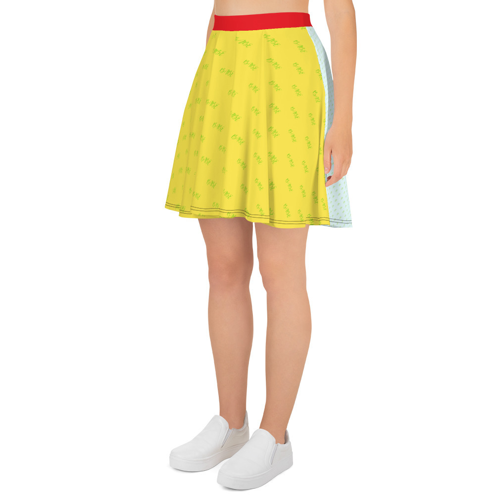 Yellow Skater Skirt Skirts
