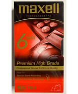 Maxell Premium High Grade T-120 Video Tapes Factory Sealed New - $3.25
