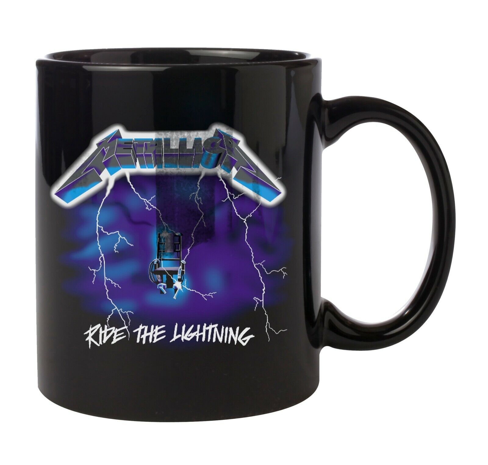 Metallica Mug Cup Ride The Lightning 12oz With Gift Box Ceramic - Mugs