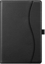 Samsung Galaxy Tab A7 10.4 2020 Case Leather Cover Auto Wake/Sleep Pocket Black - $27.55