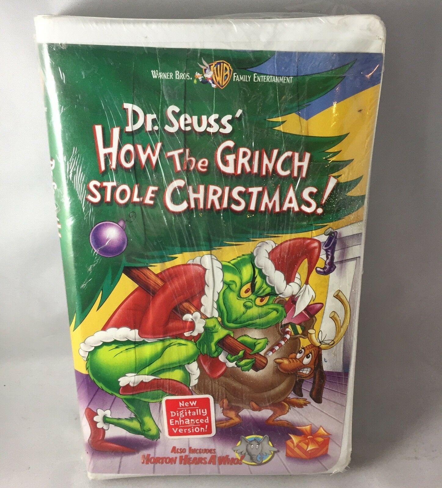 NEW SEALED Dr. Seuss' How the Grinch Stole Christmas HOLIDAY Family VHS ...