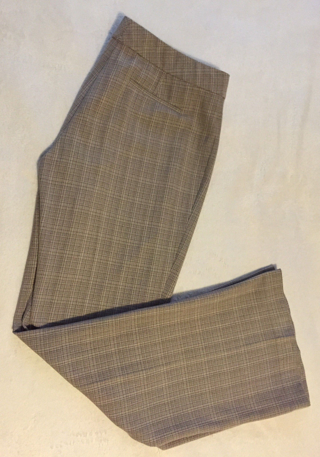 TAHARI Women Career Work Twill Stripe Bootcut Dress Slacks Trouser Pants Sz 10 - $21.99