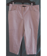 NWT Ann Taylor Signature Cotton/Tencel Khaki Capri Pants Misses Size 6 - $29.69