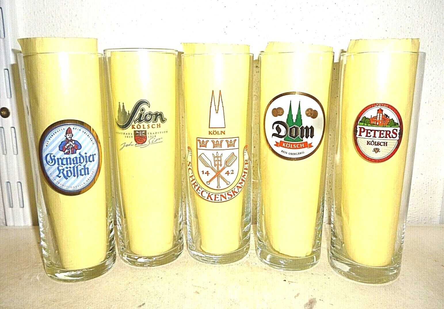 5 Kolsch Grenadier Sion Schreckenskammer Dom Peters Cologne German Beer ...