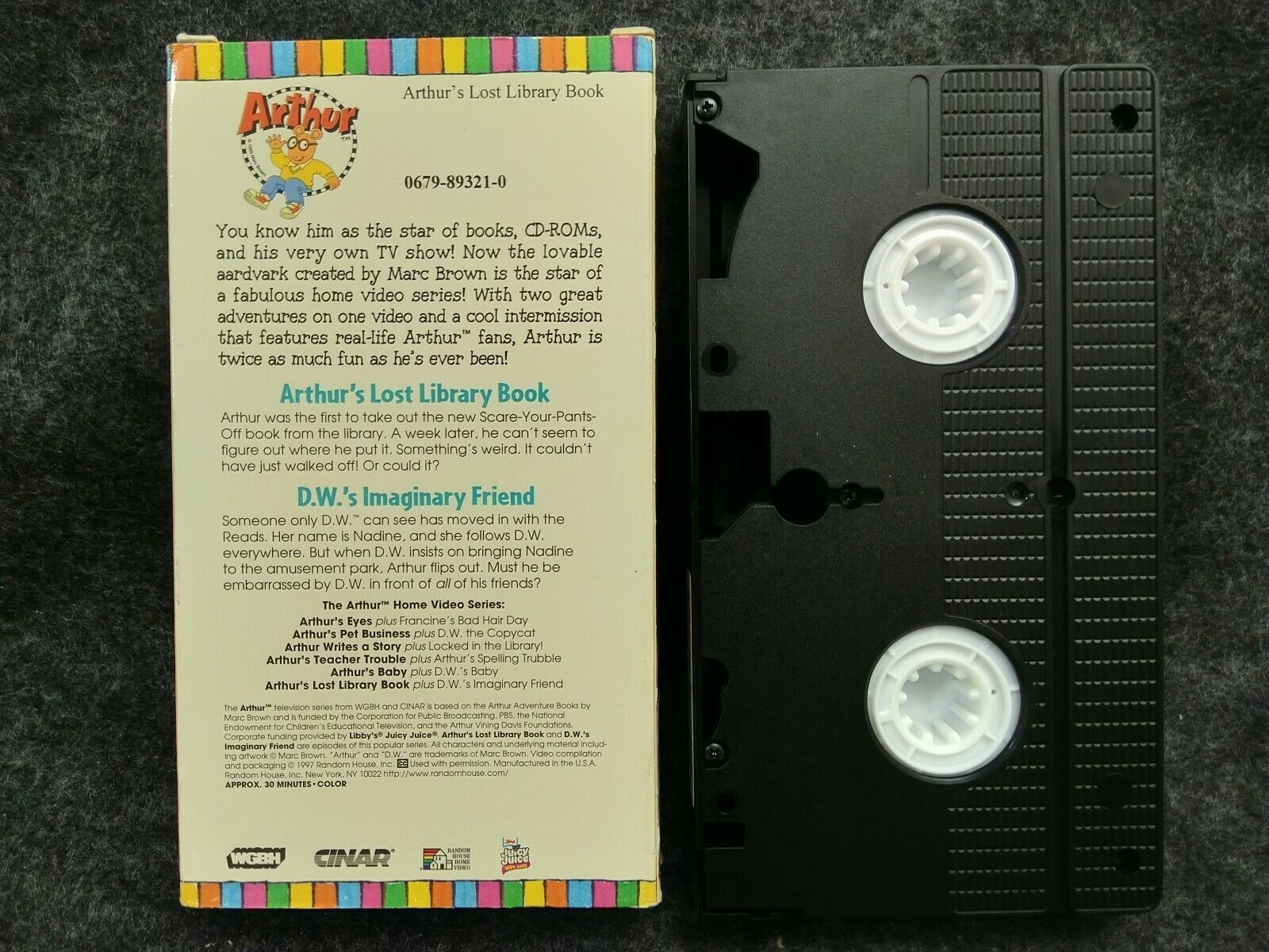 VHS Arthur - Arthurs Lost Library Book (VHS, 1997) - VHS Tapes