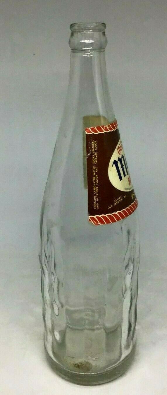 vintage ACL Soda POP Bottle:  MA'S OLD FASHION of LEBANON ACL 12 oz PA 