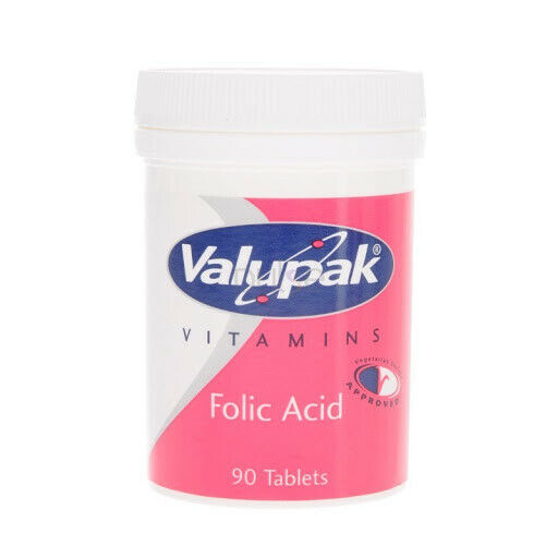 Valupak Folic Acid Tablets 400mcg x 90