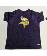 NWT NFL Men&#39;s Team Apparel &#39;Minnesota Vikings Purple Space Tee, Size (M) - $17.81