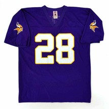 Adrian Peterson 28 Minnesota Vikings Jersey Shirt Official NFL Players Purple L - $59.39