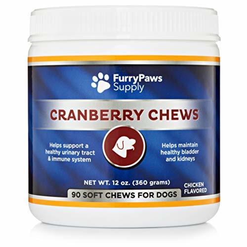 Furry Paws Cranberry Chews Dog UTI Treatment & Bladder Support for