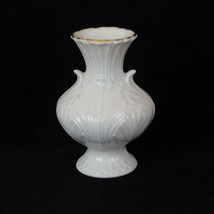 Lenox Elfin Collection Bud Vase Cream Color Tone 24k Gold Trim 4.25 inch... - $11.65