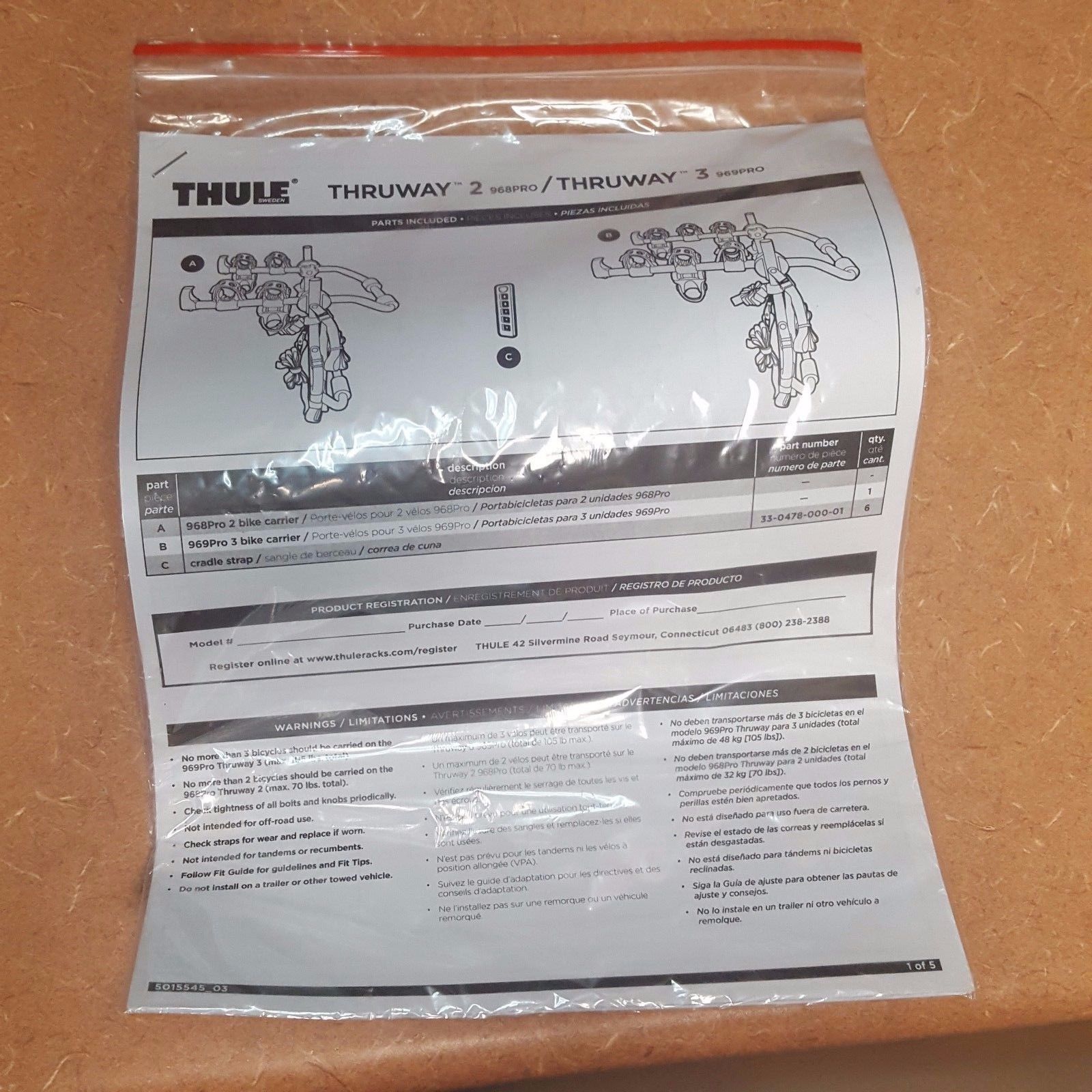 thule thruway pro 2