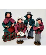 Vintage Family of Four (4) Paper Mache Carolers - $45.00