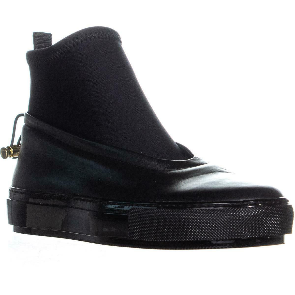 black slip on trainers size 6