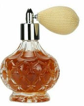 Vintage glass empty refillable perfume spray bitter bottle with bags - $22.52