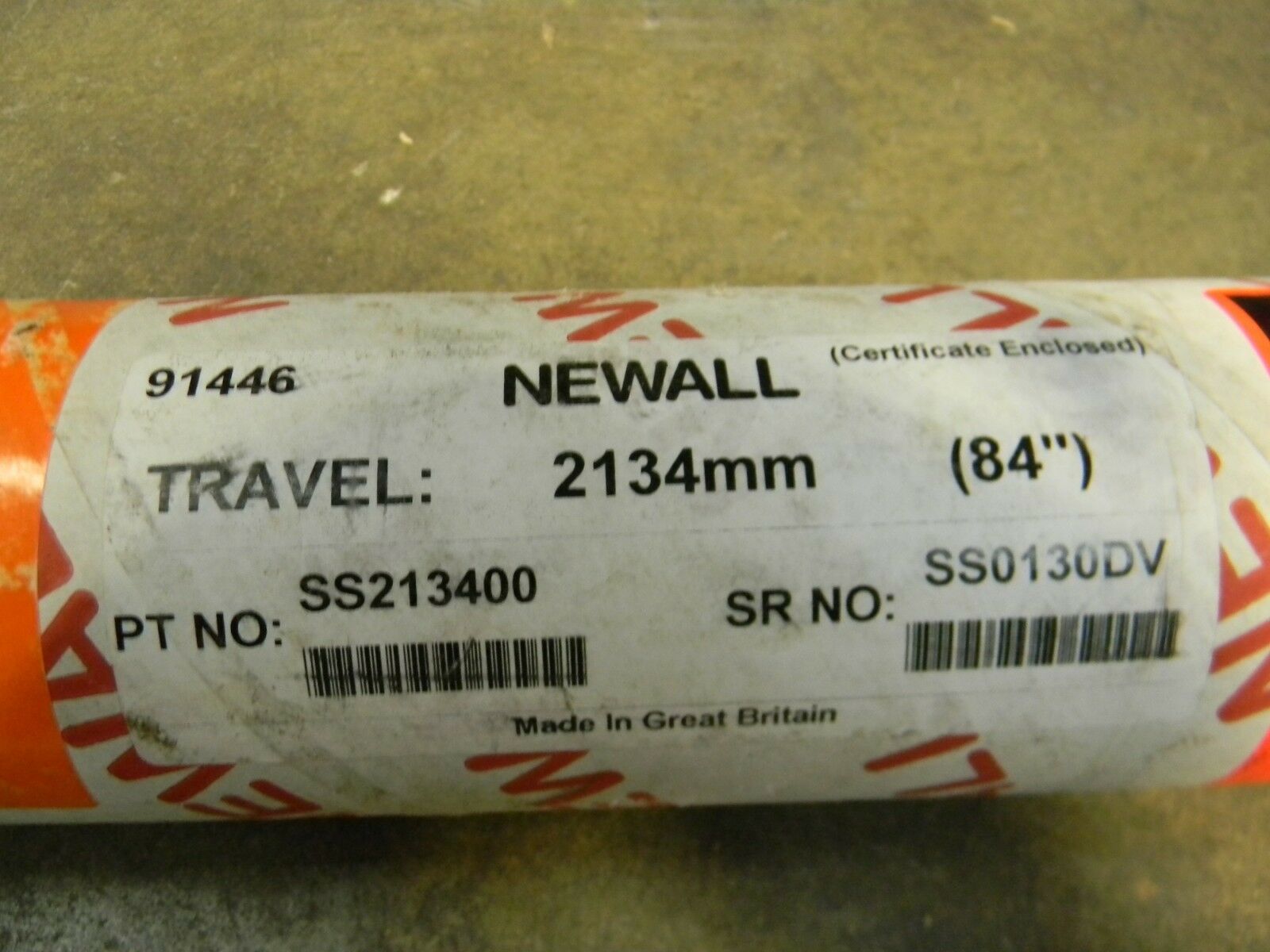 Newall Spherosyn 2G DRO Linear Encoder Scale 84" Measuring Range SCALE