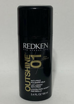 1 Redken #01 Outshine Anti Frizz Polishing Milk For Hair  3.4 oz New - $30.40