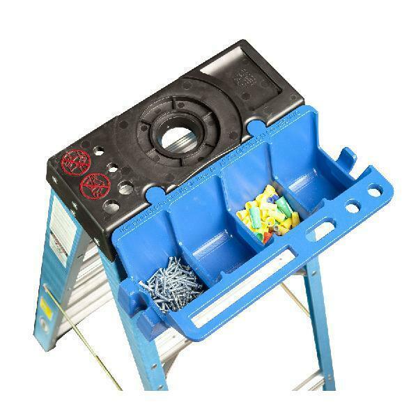 Werner LockIn Ladder Job Caddy 4 Storage Compartment Tool Holder