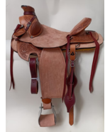 STG Wade Tree A Fork Premium Western Leather Roping Ranch Work Equestria... - $449.99