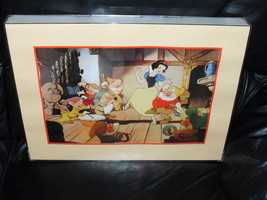1994 Disney Snow White & The Seven Dwarfs Framed Lithograph - $34.99