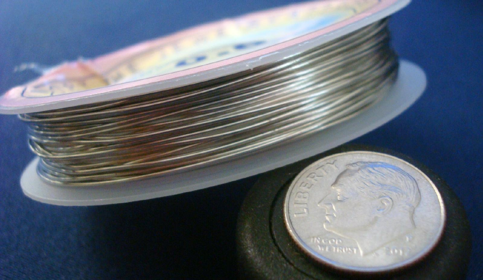 .6mm Silver plated copper round wire 22ga create wire wrapped jewelry