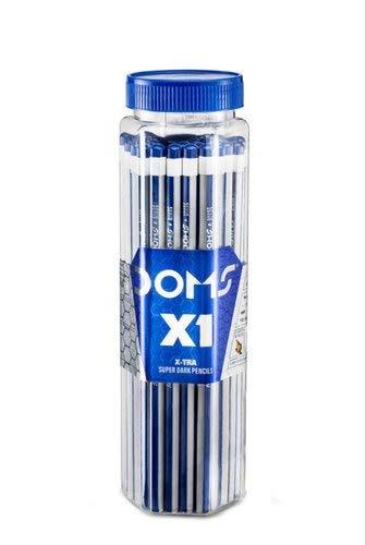 Doms X1 Extra Dark Wooden Pencils - Pack of 1 (Jar)