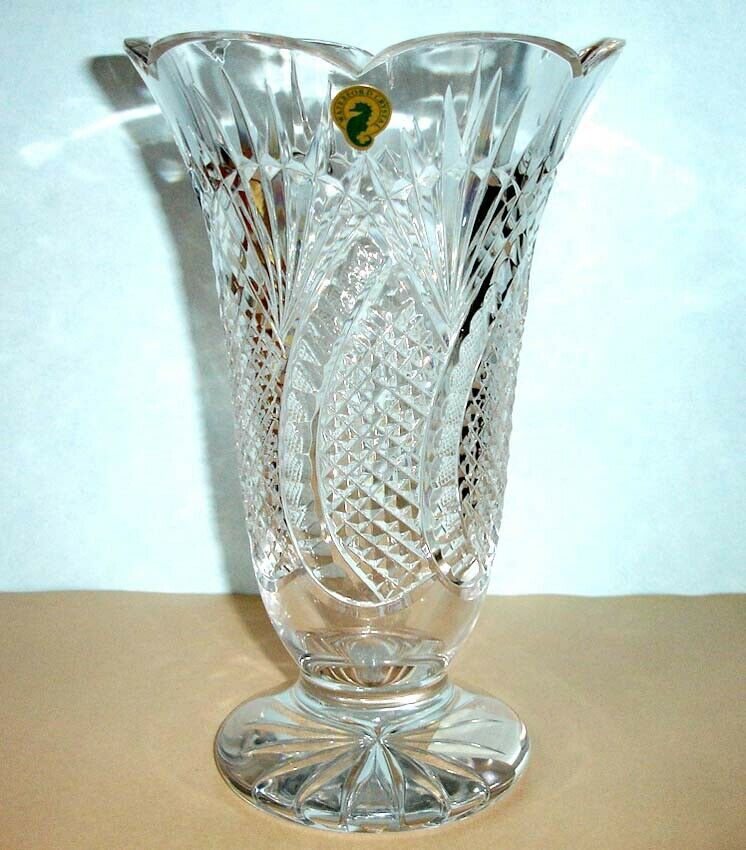 Waterford Crystal Seahorse Footed Vase 10 And 50 Similar Items