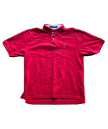 Vintage Tommy Hilfiger Men’s Cotton Polo Shirt Size XL Red Crest Logo - $19.79