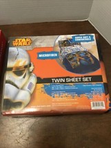 Disney Star Wars Rebels 3pc Microfiber Twin Sheet Set Sheets & Pillowcase NIP 
