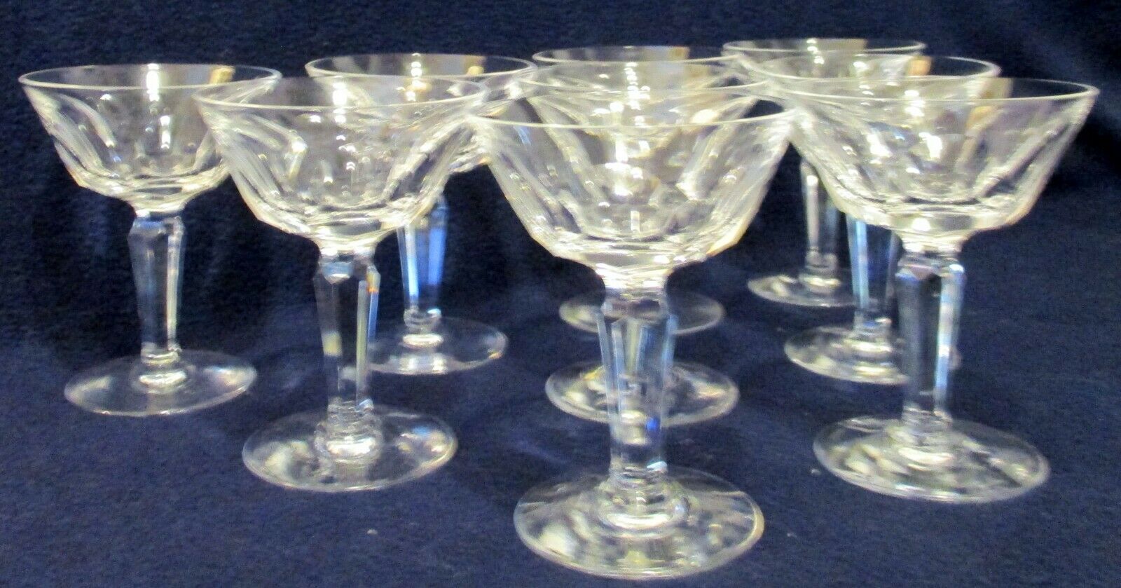 Set of Nine Waterford Crystal Sheila Pattern 4.75