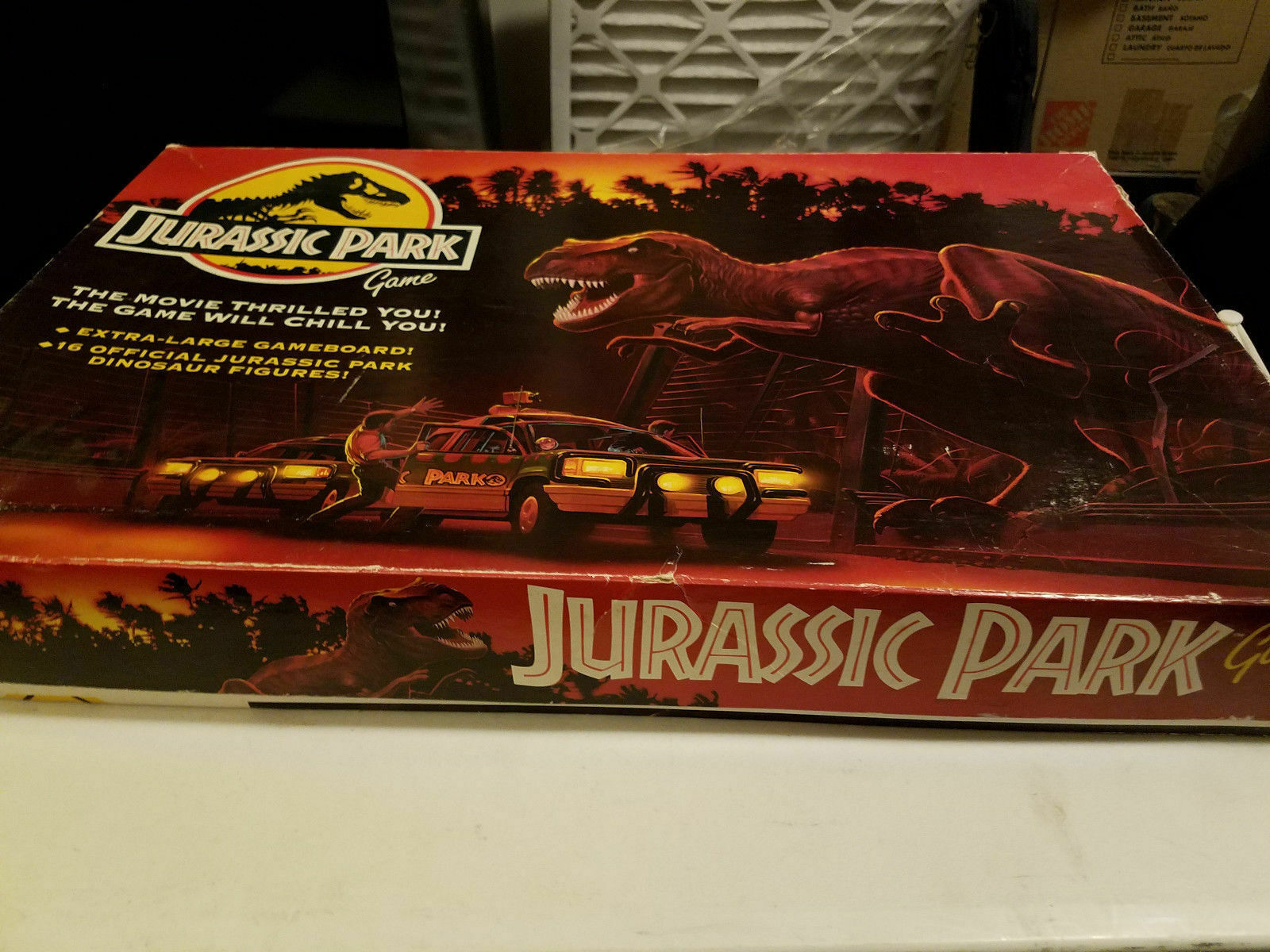 1993 Milton Bradley Jurassic Park Board Game Vintage Manufacture