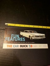 1959 Buick New Fun Features Brochure RARE Lesabre invicta Electra - $49.49