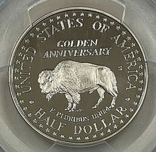 1991-S Mt. Rushmore $1 50c Two-Coin TRUMP w/ CAP Set  PCGS PR70 DCAM - RARE! image 6