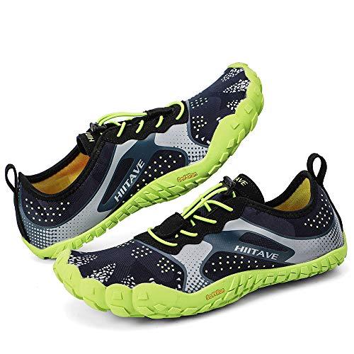 hiitave Men Barefoot Running Shoes Lightweight Gym Athletic Walking ...