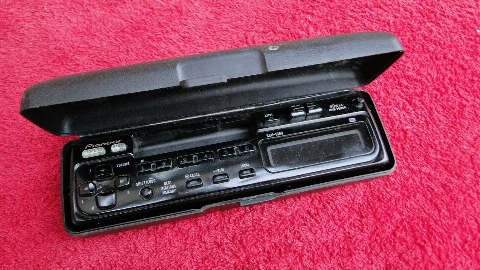 Car Cassette Radio Pioneer KEH1960 Removable Faceplate Only + Original