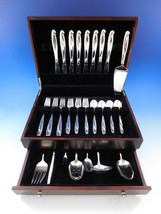 Silver Sculpture by Reed and Barton Sterling Silver Flatware Set Service... - $1,876.05