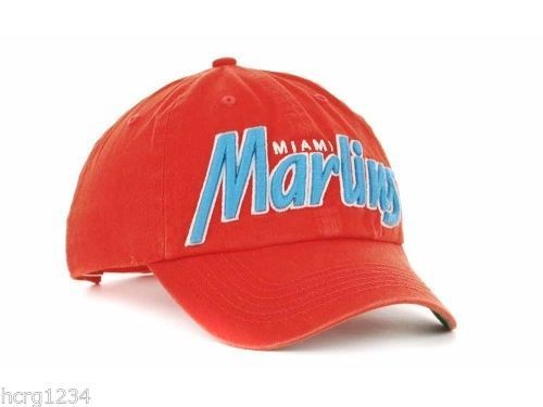 OC Sports Miami Marlins MLB Sun Visor Golf Hat Cap Black w/Orange M Logo  Adult Men's Adjustable