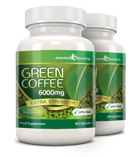 Green Coffee Bean Pure 6000mg with 20% CGA 180 Capsules (2 Months) - $48.09
