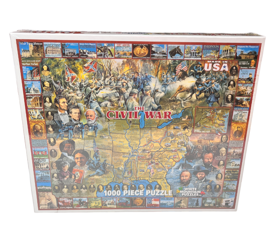 White Mountain Puzzles Civil War  1000 Piece Jigsaw Puzzle New - $35.23