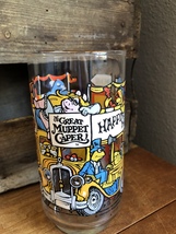 Vintage McDonalds &quot; The Great Muppet Caper!&quot; Drinking Glass-1981-Approx.... - $6.29