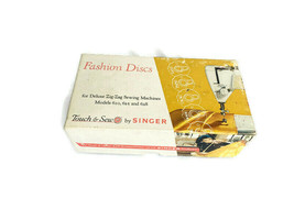 Vintage Singer Fashion Discs Set of 12 for Zig Zag Sewing Machines 620 6... - $37.36
