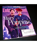 ENTERTAINMENT WEEKLY 1537 Nov16 2018 MARY POPPINS Emily Blunt Lin-Manuel... - $9.99