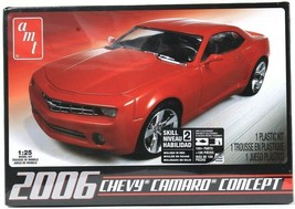 AMT 2006 Red Chevy Camaro Concept 1:25 Skill Level 2 100 Parts Plastic Model Kit
