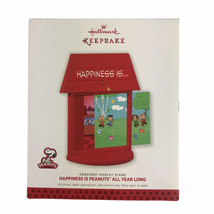 Hallmark Happiness is Peanuts All Year Long Ornament Display Stand Keepsake - $12.16