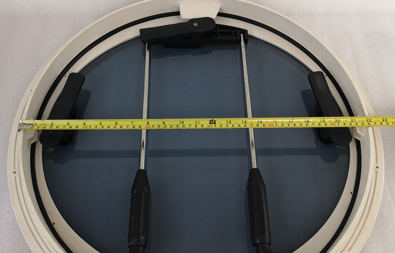 625mm Diameter Nylon Boat Deck Hatch Window With Tempered Glass and