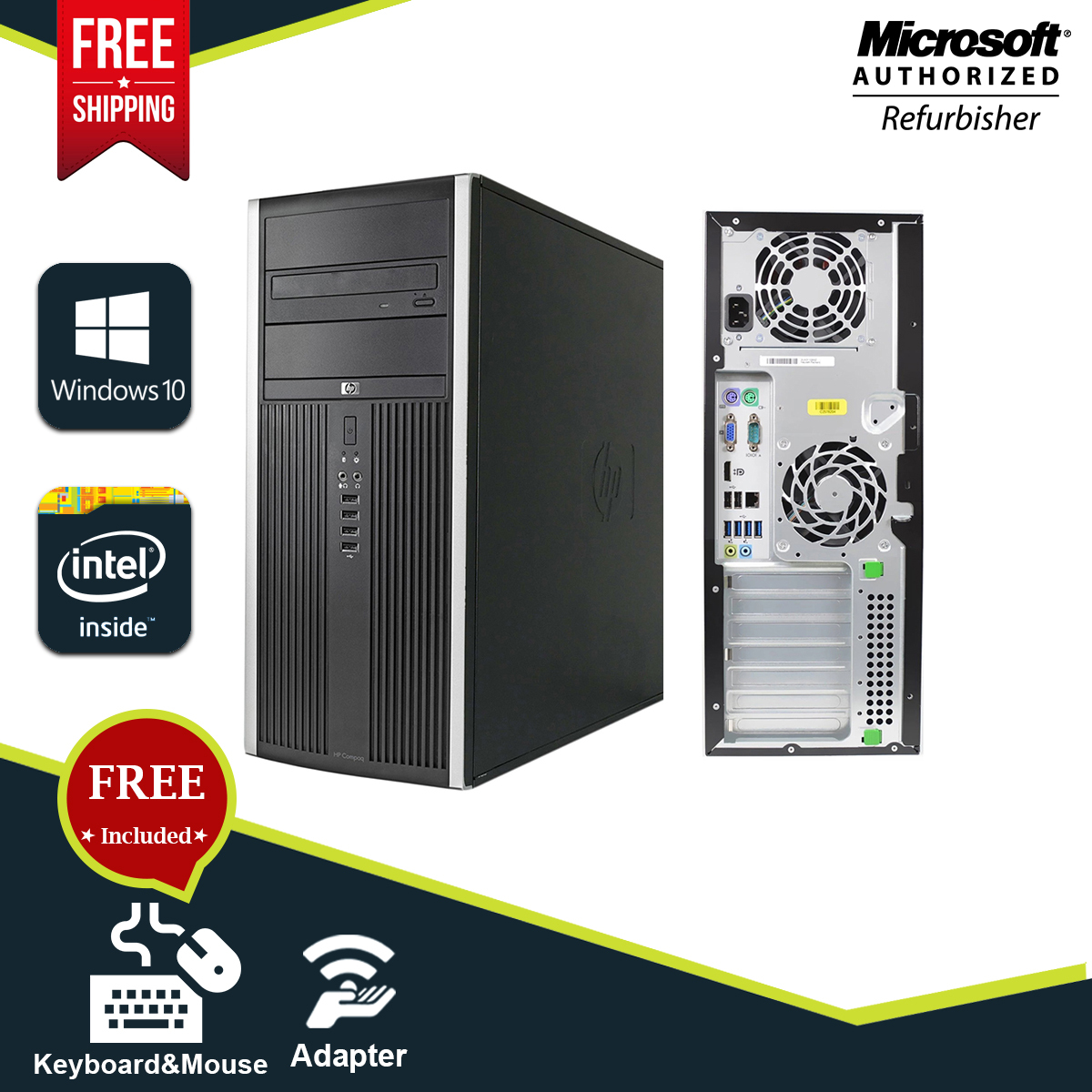 Hp Compaq Elite 8300 Tower Core I5 3470 New 8gb 1tb Hdd Desktop