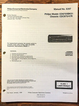 Philips CD875 CD-875 CD Player  Service Manual *Original* - $24.09